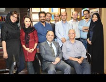شركت كنندگان كارگاه جامع بعدپنجم به همراه استاد شكوهي